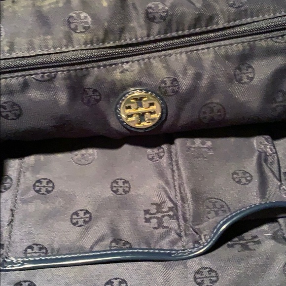 Navy Tory Burch large tote - Picture 2 of 5